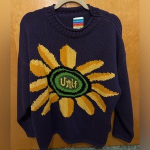 UNIF Purple Sunflower Sweater